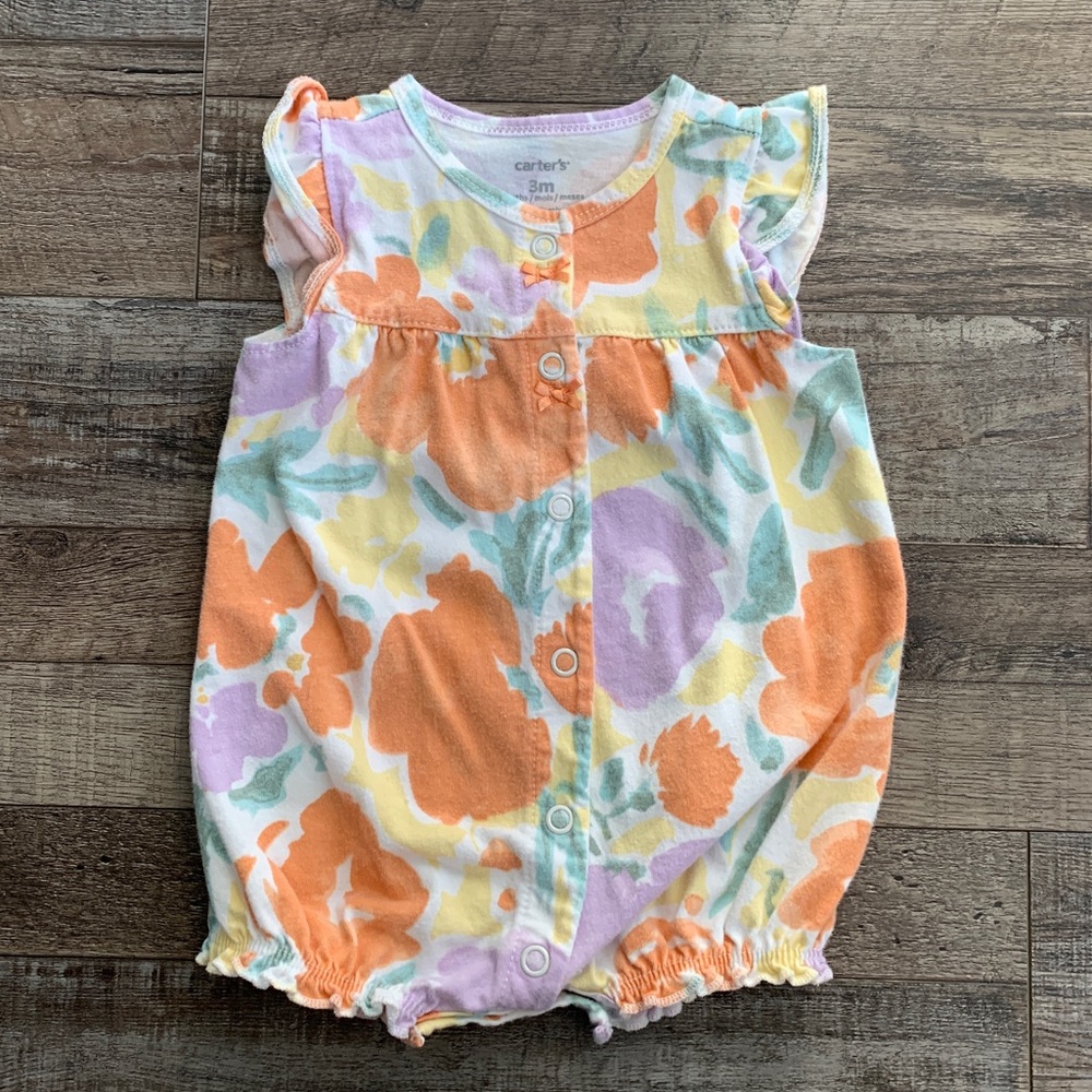 Carters 0-3 month romper